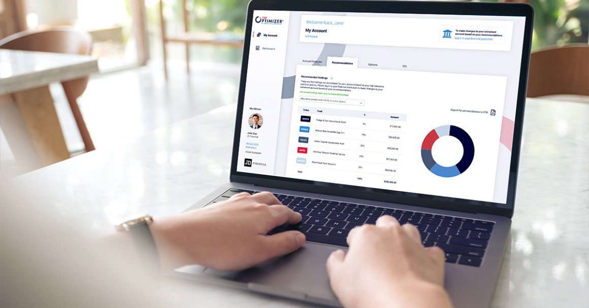 laptop open to TSP optimizer dashboard